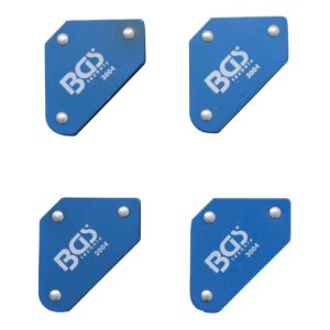 BGS Mini-Magnethalter-Satz 45° – 90° – 135° 4-tlg. BGS Mini-Magnethalter-Satz 45° – 90° – 135° 4-tlg.