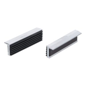 BGS Schraubstock-Schutzbacken Aluminium Breite 100 mm 2-tlg. Mit Gummiauflage
