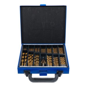 BGS Spiral- und Stufenbohrer-Satz HSS Titan nitriert 1 – 10 mm, 119-tlg. BGS Spiral- und Stufenbohrer-Satz HSS Titan nitriert 1 – 10 mm, 119-tlg.