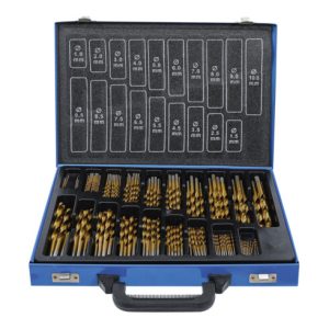 BGS Spiralbohrer-Satz HSS titan-nitriert 1 – 10 mm, 170-tlg. BGS Spiralbohrer-Satz HSS titan-nitriert 1 – 10 mm, 170-tlg.