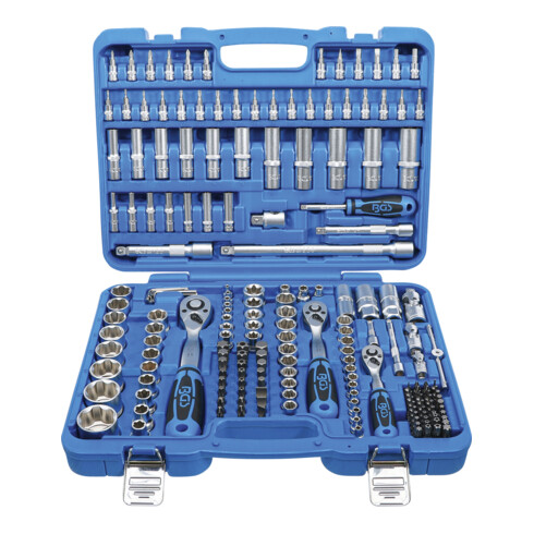 BGS Steckschlüssel-Satz Wellenprofil Antrieb 6,3 mm / 10 mm / 12,5 mm 192-tlg.