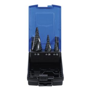 BGS Stufenbohrer-Satz Ø 4 – 30 mm, 3-tlg. BGS Stufenbohrer-Satz Ø 4 – 30 mm, 3-tlg.