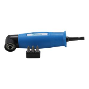 BGS Winkelbohrvorsatz Antrieb Außensechskant 6,3 mm (1/4 Zoll) / Abtrieb Innensechskant 6,3 mm (1/4 Zoll) 4 teilig