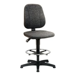 bimos Arbeitsdrehstuhl Unitec m.Gleiter u. Fußring Stoffpolster Sitz-H.580-850mm bimos Arbeitsdrehstuhl Unitec m.Gleiter u. Fußring Stoffpolster Sitz-H.580-850mm