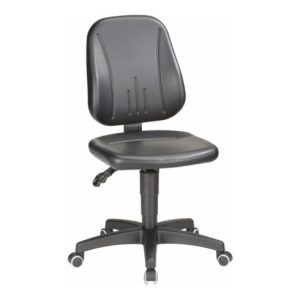 bimos Arbeitsdrehstuhl Unitec mit Rollen und Kunstleder schwarz Sitzhöhe 440-620 mm bimos Arbeitsdrehstuhl Unitec mit Rollen und Kunstleder schwarz Sitzhöhe 440-620 mm