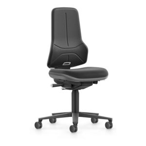bimos Arbeitsstuhl Neon XXL bis 180 kg mit Rollen, Supertec, Flexband grau, Sitz 470-640 mm bimos Arbeitsstuhl Neon XXL bis 180 kg mit Rollen, Supertec, Flexband grau, Sitz 470-640 mm