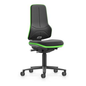bimos Arbeitsstuhl Neon XXL bis 180 kg mit Rollen, Supertec, Flexband grün, Sitz 470-640 mm bimos Arbeitsstuhl Neon XXL bis 180 kg mit Rollen, Supertec, Flexband grün, Sitz 470-640 mm