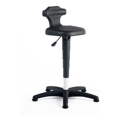 bimos Flex mit Gleiter PU-Schaum schwarz Sitzhöhe 500-780 mm