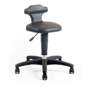 bimos Flex mit Rollen PU-Schaum schwarz Sitzhöhe 450-650 mm bimos Flex mit Rollen PU-Schaum schwarz Sitzhöhe 450-650 mm