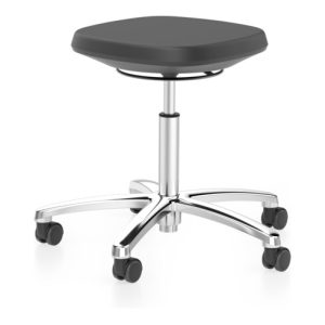 bimos Industrie- und Laborhocker Labsit mit Rollen, Sitz-H.450-650 mm, PU-Schaum bimos Industrie- und Laborhocker Labsit mit Rollen, Sitz-H.450-650 mm, PU-Schaum