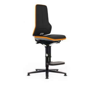 bimos Neon Hochstuhl Kunstleder Flexband orange Sitz 590-870 mm Synchrontechnik bimos Neon Hochstuhl Kunstleder Flexband orange Sitz 590-870 mm Synchrontechnik