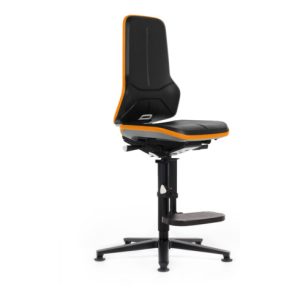 bimos Neon Hochstuhl PU-Schaum Flexband orange Sitz 590-870 mm Permanentkontakt bimos Neon Hochstuhl PU-Schaum Flexband orange Sitz 590-870 mm Permanentkontakt