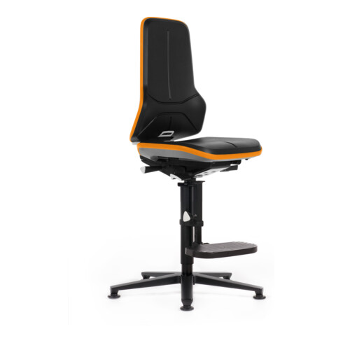 bimos Neon Hochstuhl PU-Schaum Flexband orange Sitz 590-870 mm Permanentkontakt