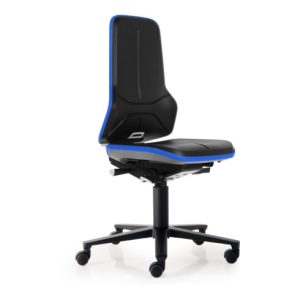 bimos Neon mit Rollen PU-Schaum Flexband blau Sitz 450-620 mm Synchrontechnik bimos Neon mit Rollen PU-Schaum Flexband blau Sitz 450-620 mm Synchrontechnik