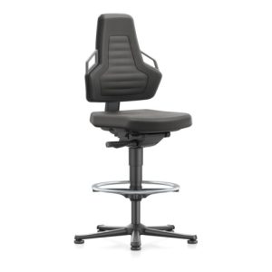 bimos Nexxit mit Fußring Supertec-Polster Grifffarbe grau Sitzhöhe 570-820 mm bimos Nexxit mit Fußring Supertec-Polster Grifffarbe grau Sitzhöhe 570-820 mm