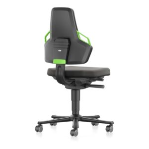 bimos Nexxit mit Rollen Supertec-Polster Grifffarbe grün Sitzhöhe 450-600 mm bimos Nexxit mit Rollen Supertec-Polster Grifffarbe grün Sitzhöhe 450-600 mm
