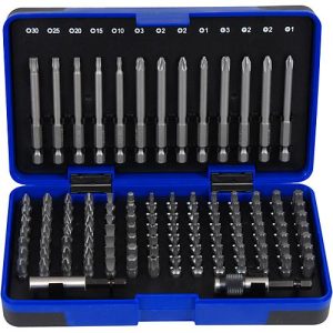 Bit-Box XL PROJAHN, 113-tlg., Antrieb 6,3 / 1/4′, DIN 3126/DIN ISO 1173, in Kunststoff-Box