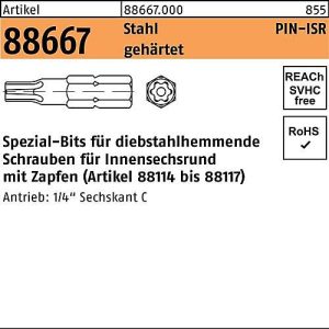 Bit R 88667, Innensechsrund, T 30