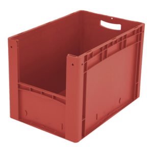 Bito Eurostapelbehälter XL Set / XL 64424 L600xB400xH420 mm, rot Etikett Bito Eurostapelbehälter XL Set / XL 64424 L600xB400xH420 mm, rot Etikett