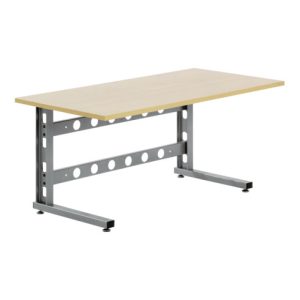 Bito Schreibtische B 1306 mm x H 692 mm x T 620 mm, graualuminium Bito Schreibtische B 1306 mm x H 692 mm x T 620 mm, graualuminium