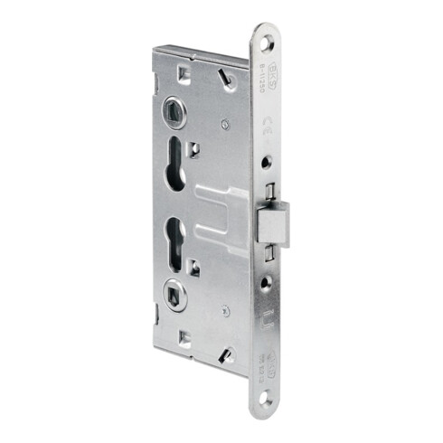 BKS FS-Einsteckschloss 1125 PZW 24/65/72/9mm DIN L/R verz.rd