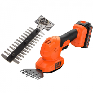 Black & Decker B&DBCSS18D1W – Akku-Grasschere – Heckenschere – 18V/2ah