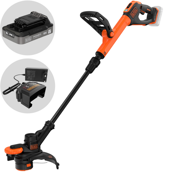 Black & Decker BCST918D1-QW – Akku-Rasentrimmer – 18V 2Ah