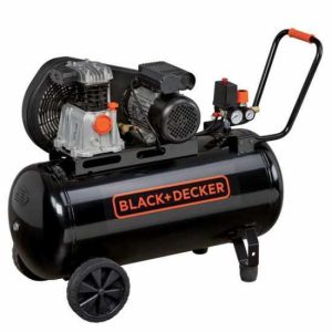 Black & Decker BD 220/100 2M – Elektrischer Kompressor mit Riemenantrieb – Motor 2PS -100Lt
