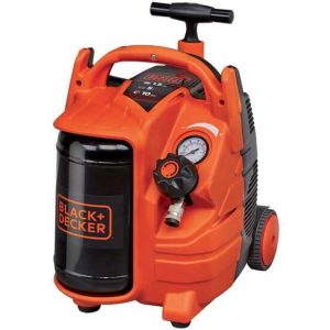 Black & Decker BD195/5MY T – Elektrischer kompakter tragbarer Kompressor – 1.5PS – 5Lt