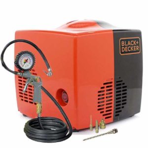 Black & Decker BD195 CUBO – Elektrischer kompakter tragbarer Kompressor – Motor 1.5PS – 8 Bar Black & Decker BD195 CUBO – Elektrischer kompakter tragbarer Kompressor – Motor 1.5PS – 8 Bar