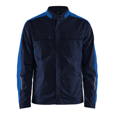 Blakläder Bundjacke Industrie Stretch, marineblau / kornblau, Unisex-Größe: 3XL