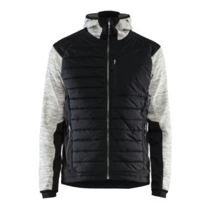 Blakläder Hybrid-Jacke, grau melange / schwarz, Unisex-Größe: L Blakläder Hybrid-Jacke, grau melange / schwarz, Unisex-Größe: L