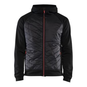 Blakläder Hybrid Sweater Service Plus, schwarz / rot, Unisex-Größe: L Blakläder Hybrid Sweater Service Plus, schwarz / rot, Unisex-Größe: L