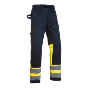 Blakläder Multinorm-Bundhose, marineblau / gelb, Konfektionsgröße 52 Blakläder Multinorm-Bundhose, marineblau / gelb, Konfektionsgröße 52
