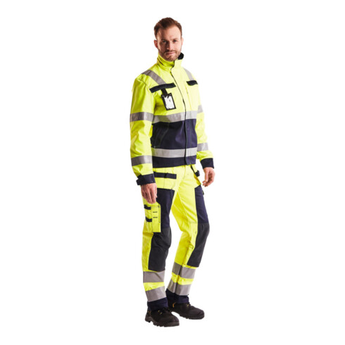 Blakläder Multinorm-Jacke, gelb / marineblau, Unisex-Größe: M