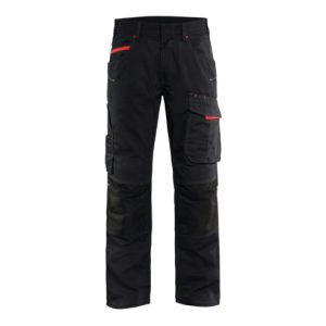 Blakläder Service Bundhose Service Plus, schwarz / rot, Konfektionsgröße 102 Grammatur 250 Blakläder Service Bundhose Service Plus, schwarz / rot, Konfektionsgröße 102 Grammatur 250
