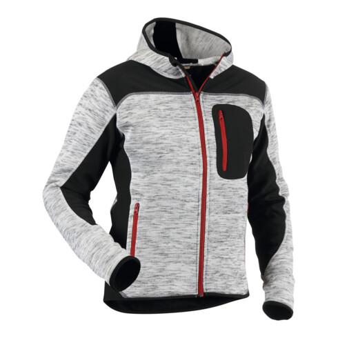 Blakläder Strickjacke, grau / schwarz, Unisex-Größe: L