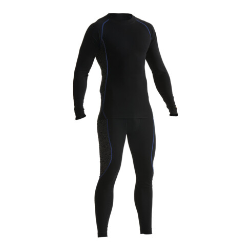 Blakläder Unterwäsche-Set light, schwarz / kornblau, Unisex-Größe: L