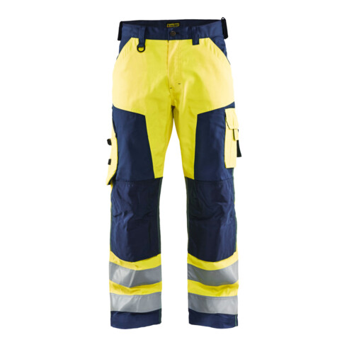 Blakläder Warnschutz-Bundhose, gelb / marineblau, Konfektionsgröße 60