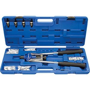 Blindnietmuttern-Hebelzangen-Set PROJAHN, M4-M10, je 20 Blindnietmuttern, Stahl, ergonom. Griff Blindnietmuttern-Hebelzangen-Set PROJAHN, M4-M10, je 20 Blindnietmuttern, Stahl, ergonom. Griff
