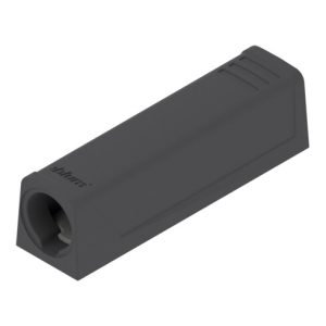 Blum Adapterplatte TIP-ON für Türen gerade (20/17 mm) Terraschwarz Blum Adapterplatte TIP-ON für Türen gerade (20/17 mm) Terraschwarz