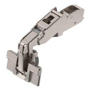 Blum CLIP top Weitwinkelscharnier 170°, Mittelanschlag, ohne Feder, Topf: INSERTA, vernickelt Blum CLIP top Weitwinkelscharnier 170°, Mittelanschlag, ohne Feder, Topf: INSERTA, vernickelt