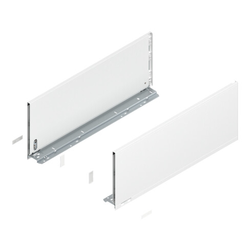 Blum LEGRABOX Zarge, Höhe F 241 mm, NL 600 mm, links/rechts, für LEGRABOX pure, seidenweiss matt