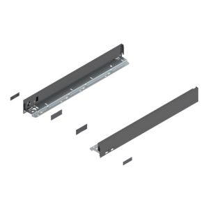 Blum LEGRABOX Zarge, Höhe N 66,5 mm, NL 550 mm, links/rechts, für LEGRABOX pure, oriongrau matt Blum LEGRABOX Zarge, Höhe N 66,5 mm, NL 550 mm, links/rechts, für LEGRABOX pure, oriongrau matt