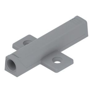Blum TIP-ON Adapterplatte für Türen, Langversion, Schrauben, R7036 platingrau Blum TIP-ON Adapterplatte für Türen, Langversion, Schrauben, R7036 platingrau