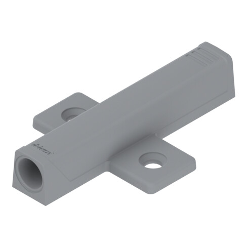 Blum TIP-ON Adapterplatte für Türen, Langversion, Schrauben, R7036 platingrau