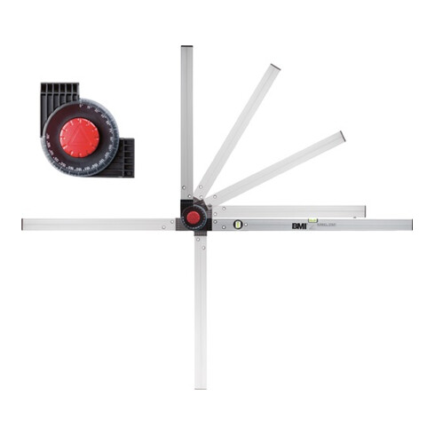 BMI Bauwinkel WINKELSTAR Messber.0-180Grad Schenkel-L.150x100cm