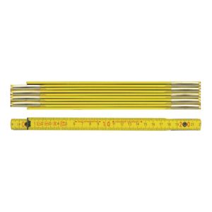 BMI Gliedermaßstab 9002 L.2m B.16mm mm/cm EG III Buche gelb BMI Gliedermaßstab 9002 L.2m B.16mm mm/cm EG III Buche gelb