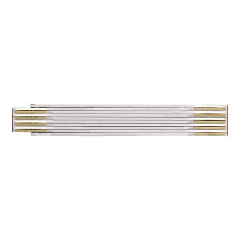 BMI Gliedermaßstab 9042 L.2m B.16mm mm/cm EG III Buche weiß