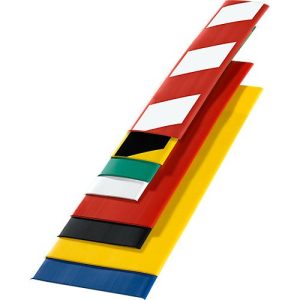 Boden-Markierungsband, B 100 mm, L 50 m, rot/weiß